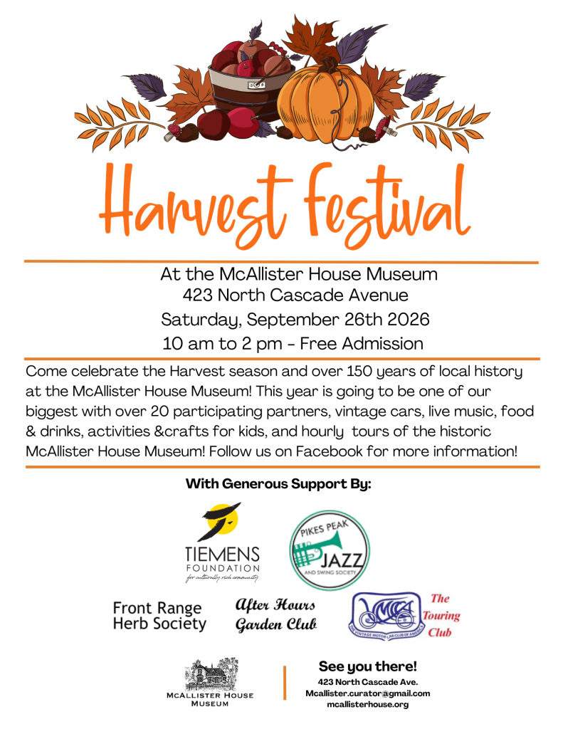 Harvest Festival 2026 Flyer with Sponsors
